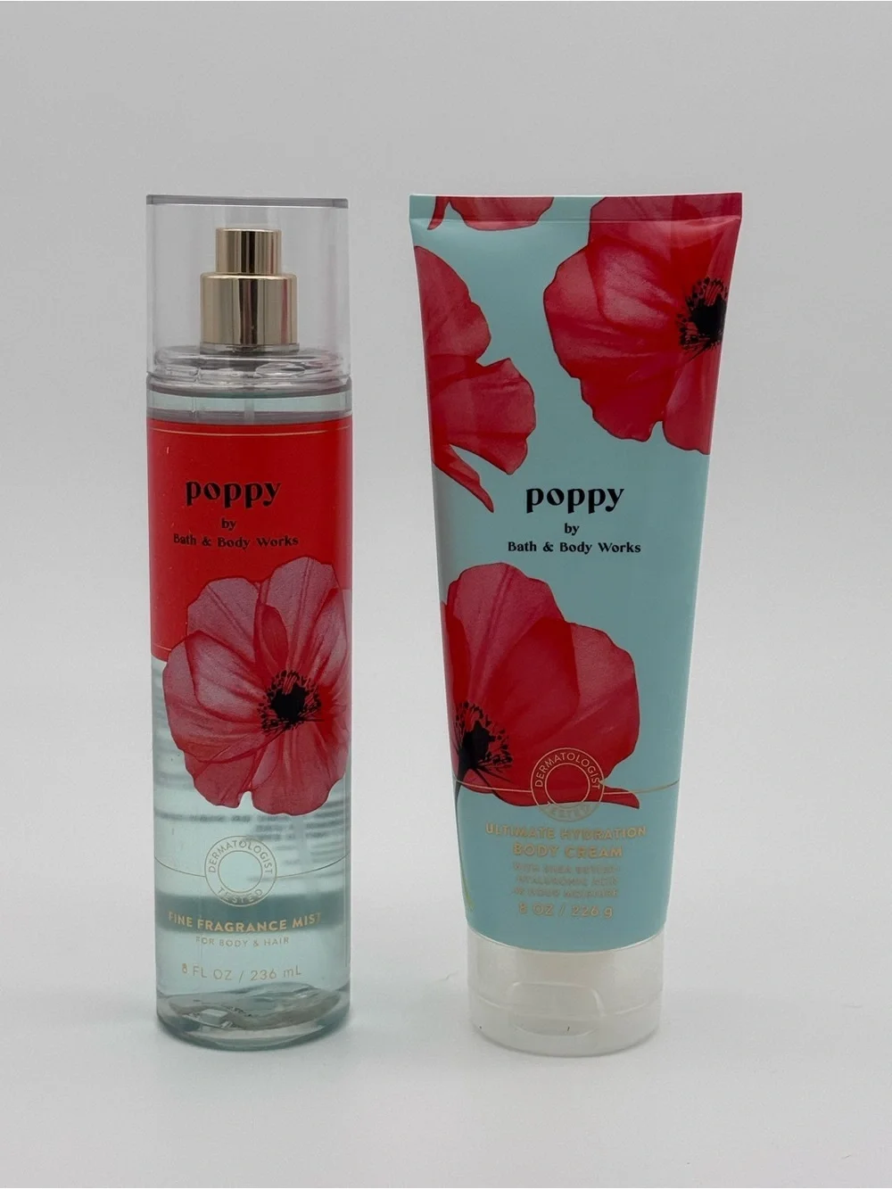 Bath and Body Works Poppy Floral Body Care Set NWT